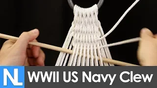 📐Authentic WWII US Navy Hammock clew tying tutorial // Simple DIY