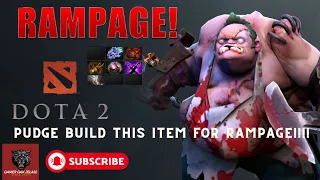 Pudge Gak Ada Obat RAMPAGE!!!! DOTA 2