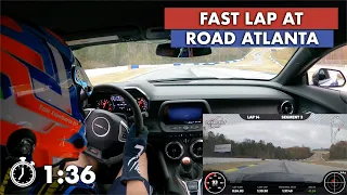 22 Camaro SS 1LE 6MT - 1:36 Lap at Road Atlanta