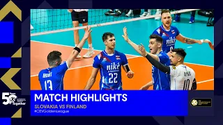 Highlights | Slovakia vs. Finland - CEV Volleyball European Golden League 2023