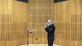 Bass trombone audition excerpts: "The Young Person's Guide to the Orchestra", by Benjamin Britten