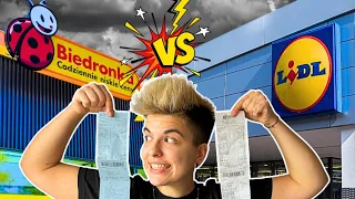 LIDL VS BIEDRONKA - PORÓWNANIE PARAGONÓW! FAKTY I CENY!