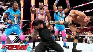 Roman Reigns competes in a  "One vs. All" Match: Raw, January 11, 2016