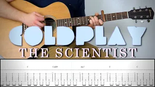 COLDPLAY - THE SCIENTIST | Guitar Cover Tutorial (FREE TAB)