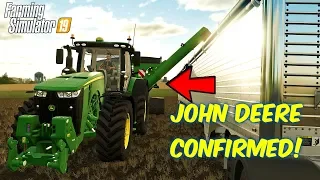 Farming Simulator 19-- JOHN DEERE CONFIRMED!!--COTTON, HORSES and More!!--Trailer Breakdown