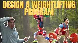 Simple 4 Day Weightlifting Program Design | How to design a weightlifting Program