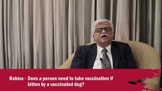 Rabies - Does a person need to take vaccination if bitten by a vaccinated dog?