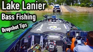Lake Lanier Bass Fishing ~ Dropshot Tips and Tricks ~ Commentary