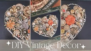DIY Eclectic Decor from Upcycled Vintage Jewellry!