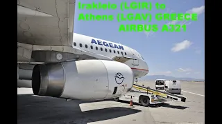 AIRBUS A321 (Toliss) from IRAKLIO (Crete-Greece) to ATHENS (LGIR/LGAV) [X-Plane 11.50b3]