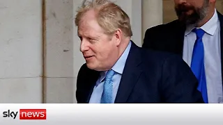 Boris Johnson: Leaving do 'absolutely essential for work purposes'