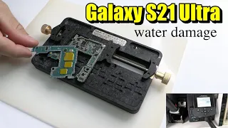 We separate the motherboards of  Samsung S21 Ultra water damaged‼️