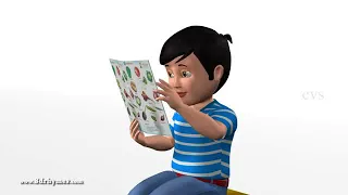 Learning Actions For kids - 3D Animation Preschool Rhymes for children(Cnet Entertainment)