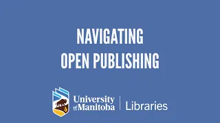 Navigating Open Publishing