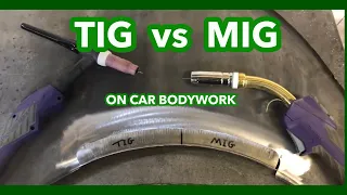 TIG VS MIG ON CAR BODYWORK - a simple guide on how to weld thin car bodywork - parweld