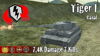 Tiger I  |  7,4K Damage 7 Kills  |  WoT Blitz Replays