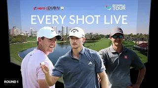 REPLAY | Rory McIlroy, Nicolai Højgaard & Adam Scott | 2024 Hero Dubai Desert Classic