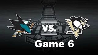 NHL 16 San Jose Sharks Vs Pittsburgh Penguins Stanley Cup Final Game 6