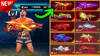 GET New Dragon Evo M4A1 lv 7 🔥 👉 NOOB TO PRO 👈 REWARDS 🤑😲FREE FIRE 💎 110000 DIAMONDS 😱