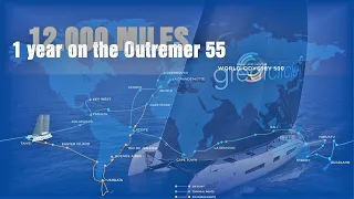 The 1st year on our Outremer 55 - 12.000 miles from France to Tahiti - Sailing Greatcircle summary