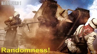 Battlefield 1 Beta Randomness! (Heroic Screams, Pika Boom!, Terminator Horse)