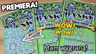 Zdrapki Lotto #859 PREMIERA! 3 zdrapki 1 000 000 złotych w Banku 🤑 Coś mamy 😍💪