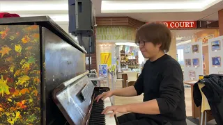 X JAPAN「Silent Jealousy」うにピアニスト ストリートピアノ イオン名寄ショッピングセンター