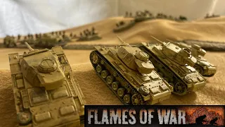 Battle of Gazala, Point 171 - Flames of War V4 Battle Report