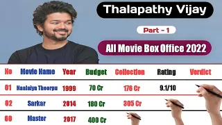Thalapathy Vijay All Hit / Flop Movie Budget, Verdict, Collection 2023 || Vijay All Movie list 2023