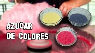 ✔ Recetas de Cocina | Como Hacer Azúcar de Colores para Algodón de Azúcar