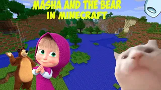 CAN WE BE FRIENDLY WITH MASH AND BEAR IN MINECRAFT? - COFFIN MEME