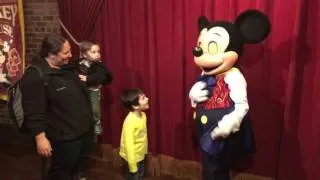Jason and Jake meet Mickey Mouse