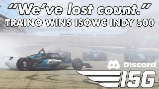 "We've lost count." Traino wins ISOWC Indy 500 | Team I5G Confidential