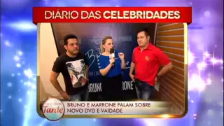 Renata esteve em camarim de show de Bruno e Marrone