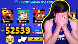 INCREDIBIL CATE TROFEE M-A SCAZUT SEZONUL! Brawl Stars