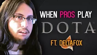 Imaqtpie - LEAGUE OF LEGENDS PROS PLAYING DOTA 2 ft. DYRUS, SCARRA, SHIPTUR, VOYBOY