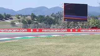 Mick Schumacher con la Ferrari F2004 al Mugello