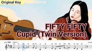 FIFTY FIFTY - Cupid (Twin Version) Violin Sheet