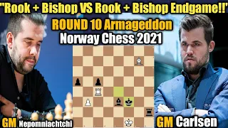 Norway Chess 2021 | Ian Nepomniachtchi VS Magnus Carlsen | Round 10 Armageddon