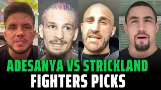 UFC 293: Israel Adesanya vs Sean Strickland Fighters Picks