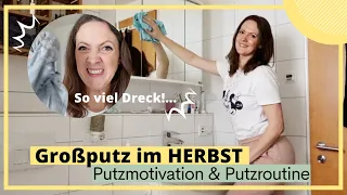 PUTZROUTINE im HERBST 💛 Wir starten einen Großputz im HAUS! 💛Schimmel entfernen 💛