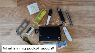 The pouch that goes in my pocket | What I keep in my smallest EDC (everyday carry) kit