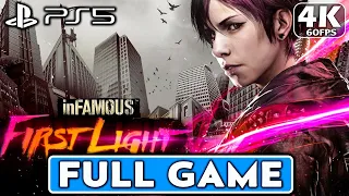 INFAMOUS FIRST LIGHT Gameplay Walkthrough (FULL GAME) [4K 60FPS PS5] - No commentary