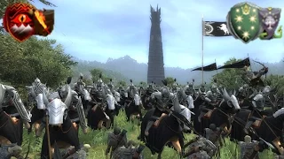 15,000 Troops Battle for Control of Orthanc - Third Age Total War Multiplayer Gameplay