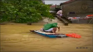 Heavy Rain causes Flood in Heilongjiang China