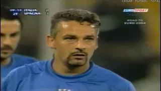 Roberto Baggio - Último partido por Italia - 28/04/2004