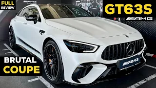 2024 MERCEDES AMG GT 63 S 4 Door V8 BRUTAL Coupe! FULL In-Depth Review Exterior Interior MBUX