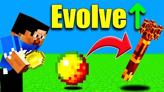 Minecraft BUT I Can EVOLVE Items!