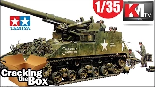 Unboxing Tamiya's New 1/35 M40 155mm SPG