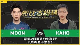 WC3 - Doubi Ancient of Wonders Cup - Playday 19: [NE] Moon vs Kaho [NE]